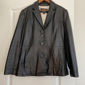 Wilsons Pelle Studio Leather Blazer Jacket